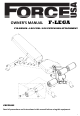 Force F-LeGA Owner's Manual
