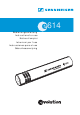 Sennheiser e614 Instructions For Use Manual