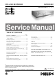 Philips DVDR3320V/01 Service Manual