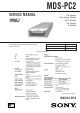 Sony MDS-PC2 Service Manual