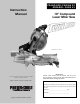 Porter-Cable 3700L Instruction Manual