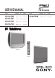 Sony FD Trinitron KV-21LT1B Service Manual