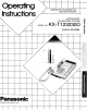 Panasonic kx-t123230d Operating Instructions Manual