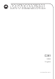 Motorola C261 Manual