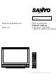 Sanyo PDP-32XS8DA Service Manual