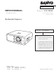Sanyo PLV-Z2000 Service Manual
