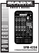 Nady Audio SPM-4250 Owner's Manual