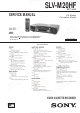Sony SLV-M20HF Service Manual
