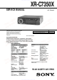 sony xr-c7350x Service Manual