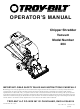 Troy-Bilt 204 Operator's Manual