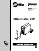 MILLER MILLERMATIC 252 OWNER'S MANUAL Pdf Download | ManualsLib