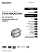 Sony Handycam DCR-DVD610 Operating Manual