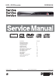 Philips DVDR3455H Service Manual
