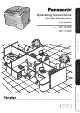 Panasonic Panafax UF-8200 Operating Instructions Manual