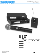 Shure ULX Wireless Microphone System User Manual