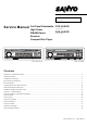 Sanyo FXD-680GD Service Manual