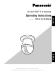 Panasonic WV-CS954 Operating Instructions Manual