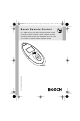 Bosch Remote Control User Manual