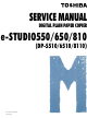 toshiba e-studio550 Service Manual