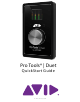 Avid Technology Pro Tools Duet Quick Start Manual