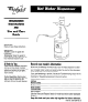 Whirlpool Hot Water Dispenser Installation Instructions And Use And Care Manual