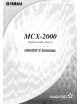 Yamaha MCX-2000 Owner's Manual