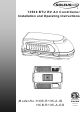 Soleus Air HCB-R135-A-ID Installation And Operating Instructions Manual