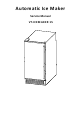 Vinotemp VT‐ICEMAKER 15 Service Manual