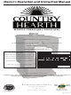 Country Hearth 2000 Owner's Operation And Instruction Manual