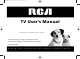 RCA MR13401 User Manual