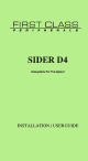 First Class Peripherals Sider D4 Installation And User Manual