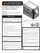 Monessen Hearth 624DVNVC Installation And Operating Instructions Manual