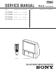 Sony KP-51HW40 Service Manual
