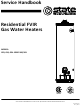State Water Heaters GPX Service Handbook