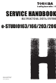 Toshiba e-STUDIO163 Service Handbook