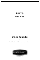 Rangemaster RG70 User Manual & Installation & Service Instructions