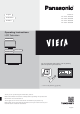 Panasonic VIERA TX-24AS500E Operating Instructions Manual
