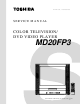 Toshiba MD20FP3 Service Manual