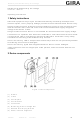 Gira push-button/2-way low voltage Operating Instructions Manual