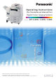 Panasonic DP-C406 Operating Instructions Manual