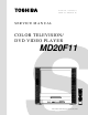 Toshiba MD20F11 Service Manual