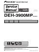 Pioneer DEH-3900MP Service Manual