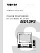 Toshiba MD13P3 Service Manual