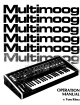 Multimoog Electronic Keyboard Operation Manual
