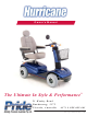 Pride Hurricane Owner's Manual