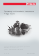 Miele KF 1801 Vi Operating And Installation Instructions