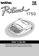 Brother P-touch 1759 User Manual