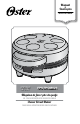 Oster FPSTPQM623 Instruction Manual