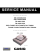 Casio SE-S300 Service Manual