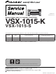 Pioneer VSX-1015-S Service Manual